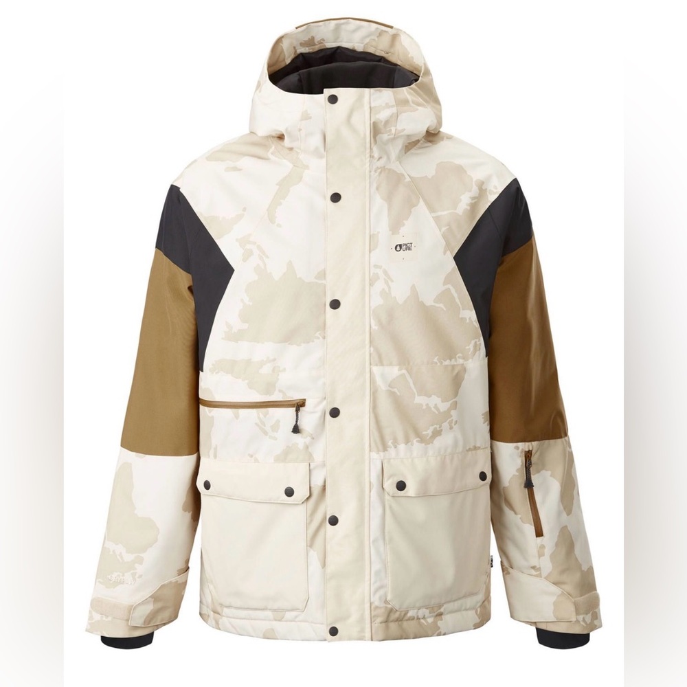 Picture Ospen Men's Ski and Snowboard Jacket, Size Large.